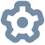 Cog S SVG Icon
